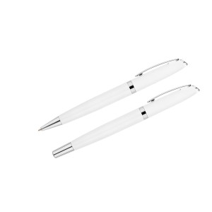 Ensemble d’écriture COLORADO blanc personnalisable | Apothiclick