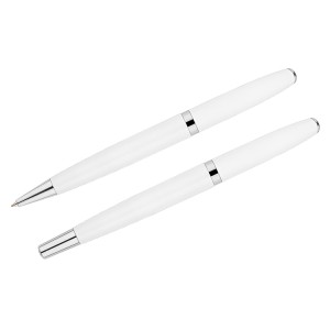 Ensemble d’écriture COLORADO blanc personnalisable | Apothiclick