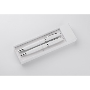 Ensemble d’écriture COLORADO blanc personnalisable | Apothiclick