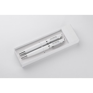 Ensemble d’écriture COLORADO blanc personnalisable | Apothiclick