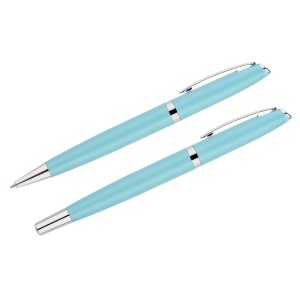 Ensemble d’écriture COLORADO turquoise personnalisable | Apothiclick