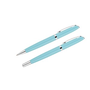 Ensemble d’écriture COLORADO turquoise personnalisable | Apothiclick