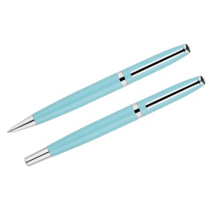 Ensemble d’écriture COLORADO turquoise personnalisable | Apothiclick