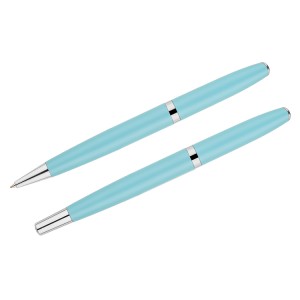 Ensemble d’écriture COLORADO turquoise personnalisable | Apothiclick