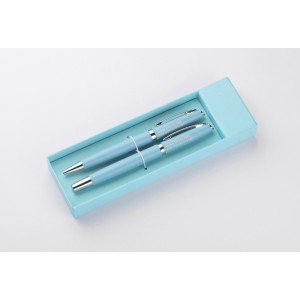 Ensemble d’écriture COLORADO turquoise personnalisable | Apothiclick