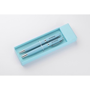 Ensemble d’écriture COLORADO turquoise personnalisable | Apothiclick