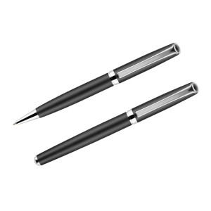 Coffret d’écriture GEORGIA stylo bille + plume personnalisable | Apothiclick