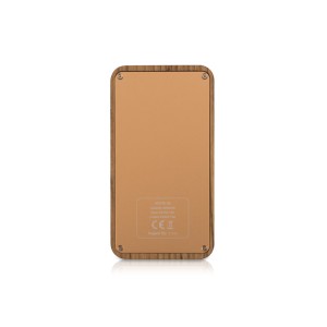 Powerbank VIOUR 4000 mAh bois personnalisable gravure | Apothiclick