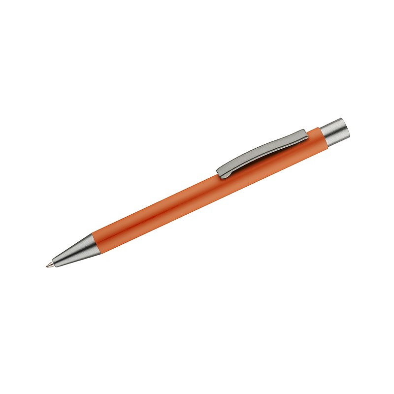 Stylo GOMA orange soft touch encre noire personnalisable | Apothiclick