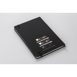 Carnet VITAL A5 noir personnalisable impression | Apothiclick