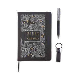 Coffret PROBIZ A5 carnet + stylo + porte-clés personnalisable | Apothiclick