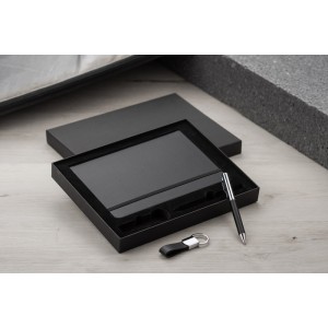 Coffret PROBIZ A5 carnet + stylo + porte-clés personnalisable | Apothiclick