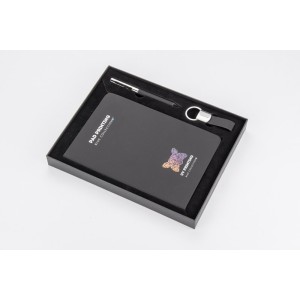 Coffret PROBIZ A5 carnet + stylo + porte-clés personnalisable | Apothiclick