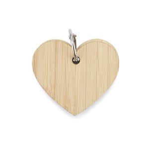 Mémos autocollants porte-clés LOVA cœur bambou personnalisable | Apothiclick