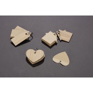 Mémos autocollants porte-clés LOVA cœur bambou personnalisable | Apothiclick