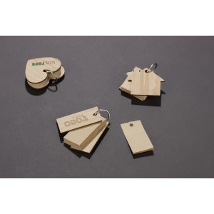 Mémos autocollants porte-clés POLA bambou personnalisable | Apothiclick