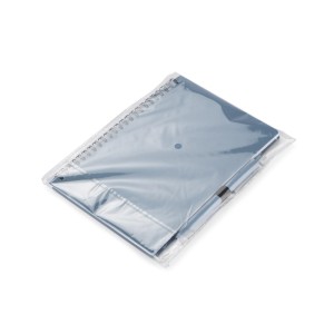 Carnet A5 avec stylo TRESA bleu paille de blé personnalisable | Apothiclick