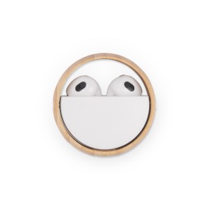 Écouteurs sans fil SPOTI bambou Bluetooth 5.0 personnalisables | Apothiclick