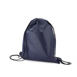 Sac à cordons rPET GARTY bleu marine personnalisable | Apothiclick