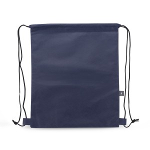 Sac à cordons rPET GARTY bleu marine personnalisable | Apothiclick