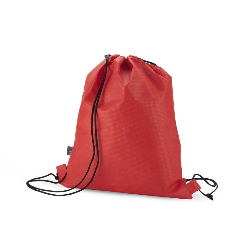 Sac à cordons rPET GARTY rouge personnalisable | Apothiclick