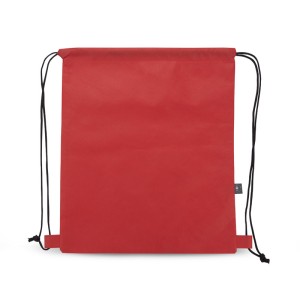 Sac à cordons rPET GARTY rouge personnalisable | Apothiclick