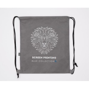 Sac à cordons rPET GARTY gris personnalisable | Apothiclick