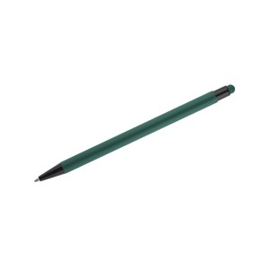 Stylo à bille tactile fin en aluminium – Stylo design vert professionnel