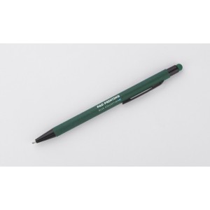 Stylo à bille tactile fin en aluminium – Stylo design vert professionnel