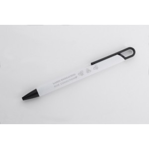 Stylo SOFI soft touch blanc personnalisable gravure | Apothiclick