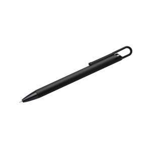 Stylo SOFI soft touch noir personnalisable gravure | Apothiclick