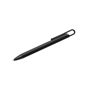 Stylo SOFI soft touch noir personnalisable gravure | Apothiclick