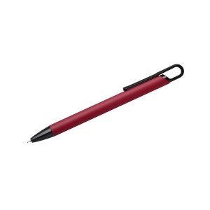 Stylo SOFI soft touch rouge personnalisable gravure | Apothiclick