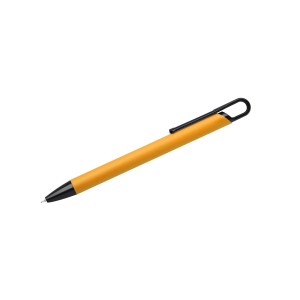 Stylo SOFI soft touch jaune personnalisable gravure | Apothiclick
