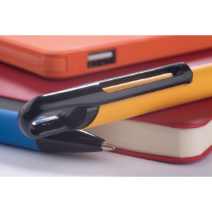 Stylo SOFI soft touch jaune personnalisable gravure | Apothiclick