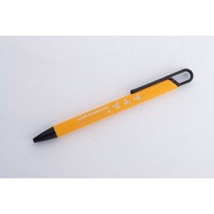 Stylo SOFI soft touch jaune personnalisable gravure | Apothiclick