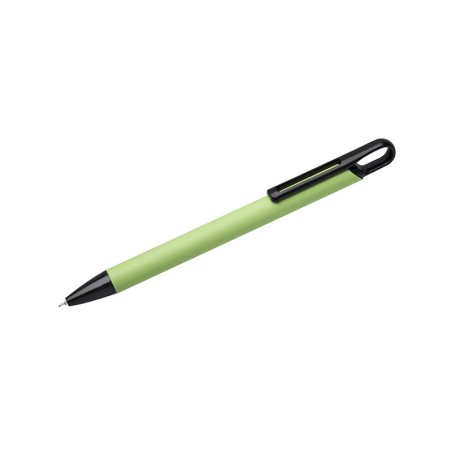 Stylo SOFI soft touch vert clair personnalisable gravure | Apothiclick