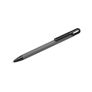 Stylo SOFI soft touch gris personnalisable gravure | Apothiclick