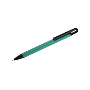 Stylo SOFI soft touch turquoise personnalisable gravure | Apothiclick