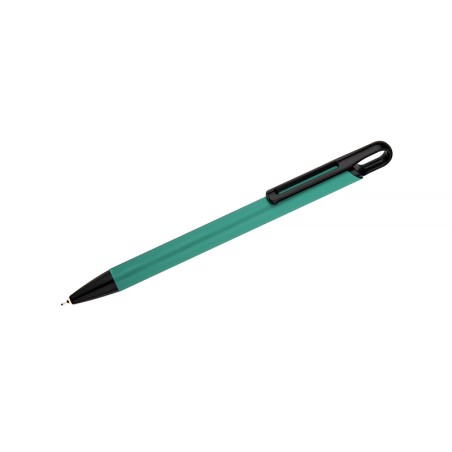 Stylo SOFI soft touch turquoise personnalisable gravure | Apothiclick