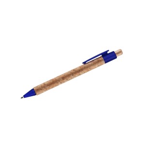 Stylo en liège KORTE bleu marine personnalisable | Apothiclick