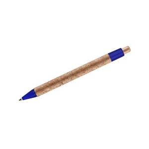 Stylo en liège KORTE bleu marine personnalisable | Apothiclick