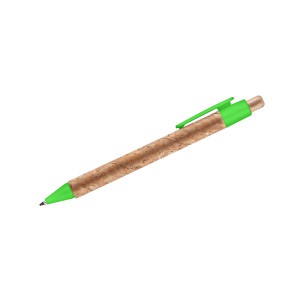 Stylo en liège KORTE vert clair personnalisable | Apothiclick