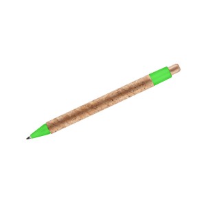 Stylo en liège KORTE vert clair personnalisable | Apothiclick