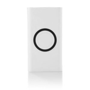 Powerbank DOUBLE blanc 8000 mAh charge sans fil personnalisable | Apothiclick