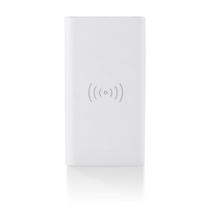 Powerbank DOUBLE blanc 8000 mAh charge sans fil personnalisable | Apothiclick