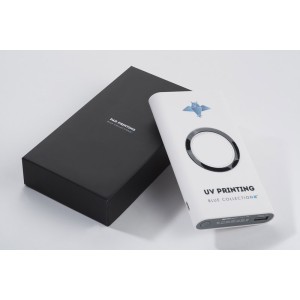 Powerbank DOUBLE blanc 8000 mAh charge sans fil personnalisable | Apothiclick