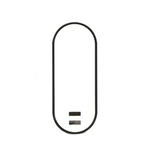 Mètre ruban 3 m FEM noir personnalisable tampographie | Apothiclick