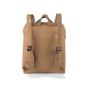 Sac à dos papier kraft CHARTI beige personnalisable | Apothiclick