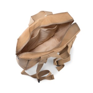Sac à dos papier kraft CHARTI beige personnalisable | Apothiclick